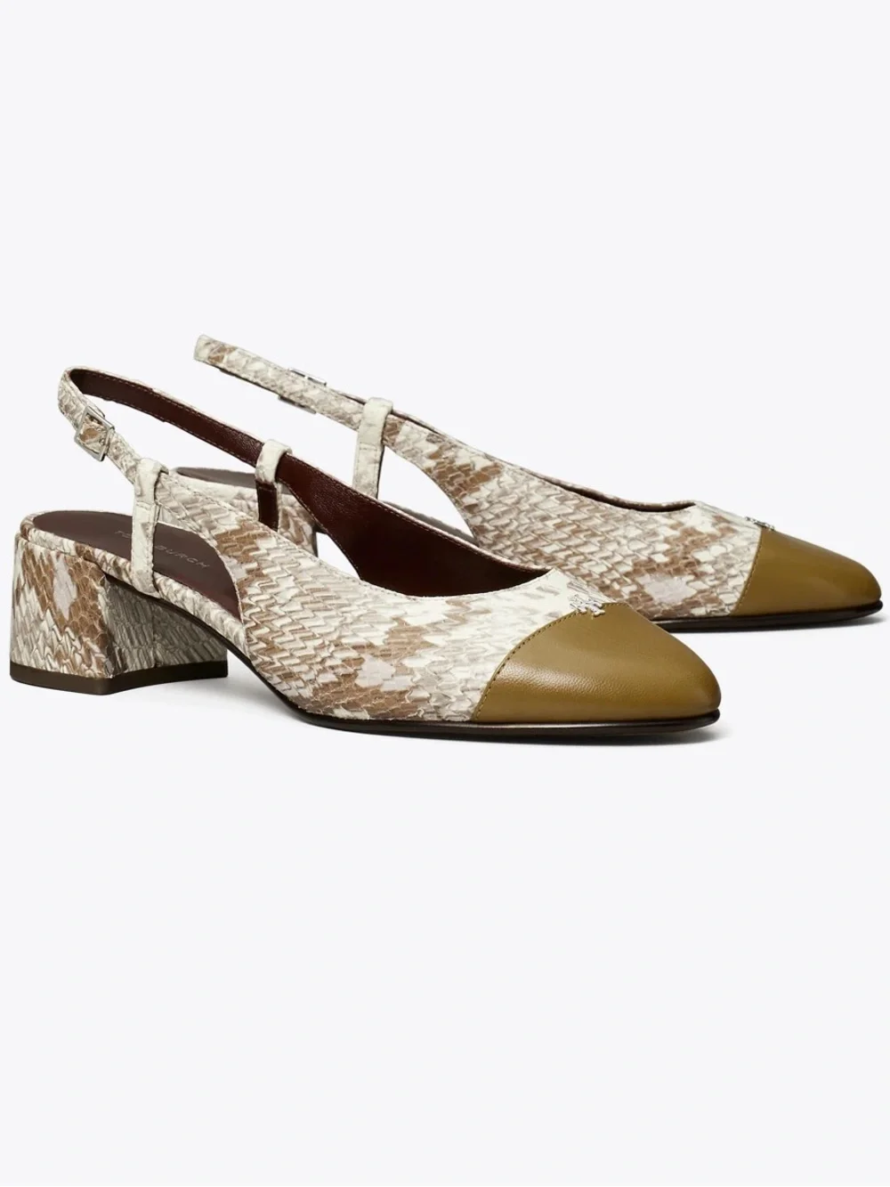 Tory Burch Cap Toe Slingback Sandal Size 7.5